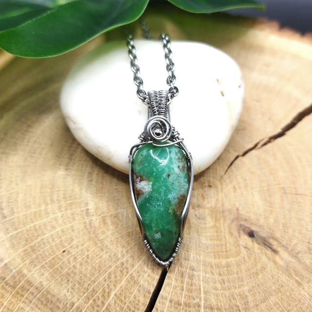 Pendentif Chrysoprase