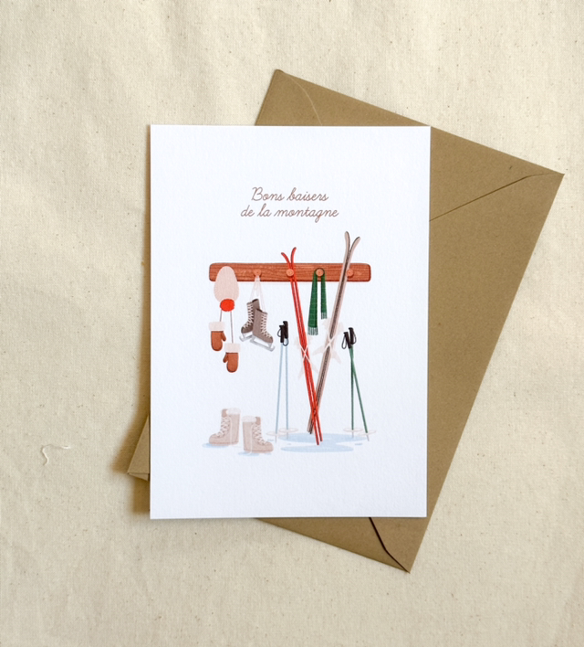 Carte Bons baisers de la montagne 🆕