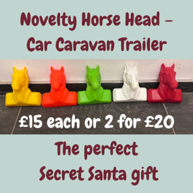 Tow Ball Cover: Novelty Horse Head – Car Caravan Trailer £15 each, 2 for £20. P&P available.