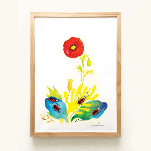 Affiche &quot;Coquelicot&quot;