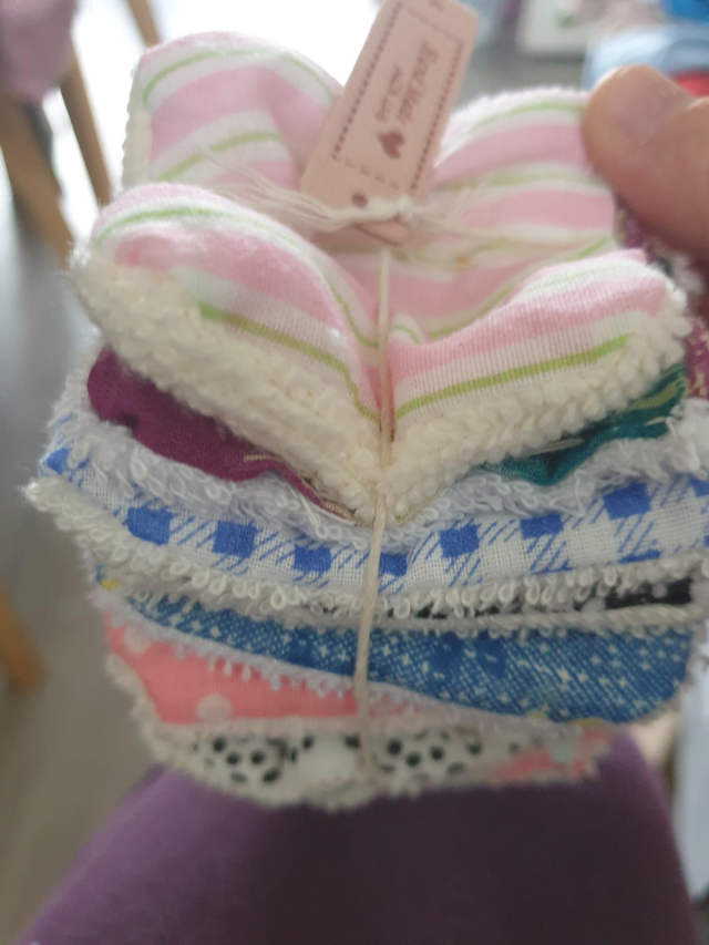 Lingettes Démaquillantes Par 10. Couture fait maison Annoeullin Lille 