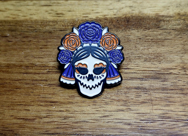 PIN’S CRÂNE AZTÈQUE #4