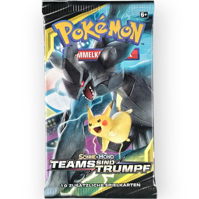 Pokémon Teams Sind Trumpf Booster – Pikachu & Zekrom Artwork – Deutsch