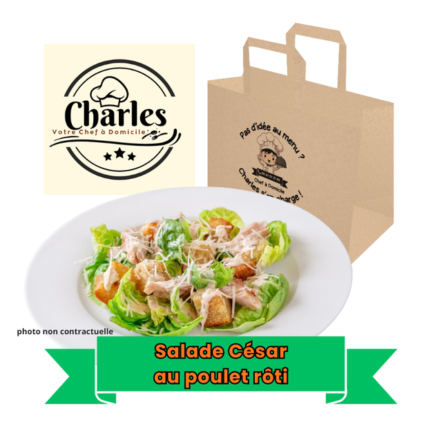 Salade César au poulet rôti ( 1 personne )