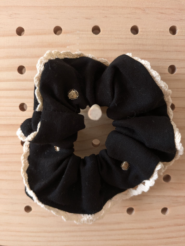 Chouchou Pois Noir 