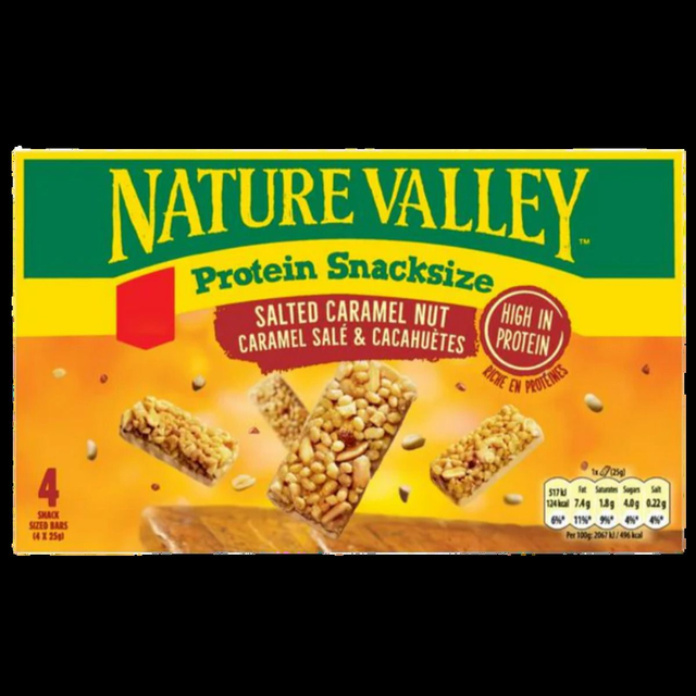 Nature Valley Protein Salted Caramel Snack Size 4x25g