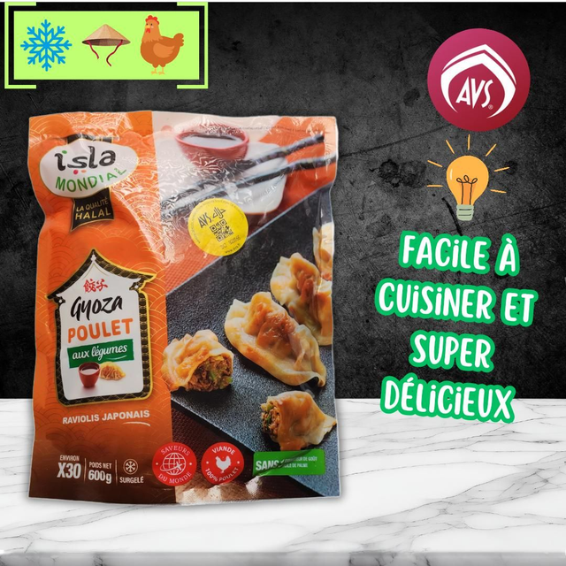 🇯🇵Gyoza Poulet &amp; Légumes 🐓