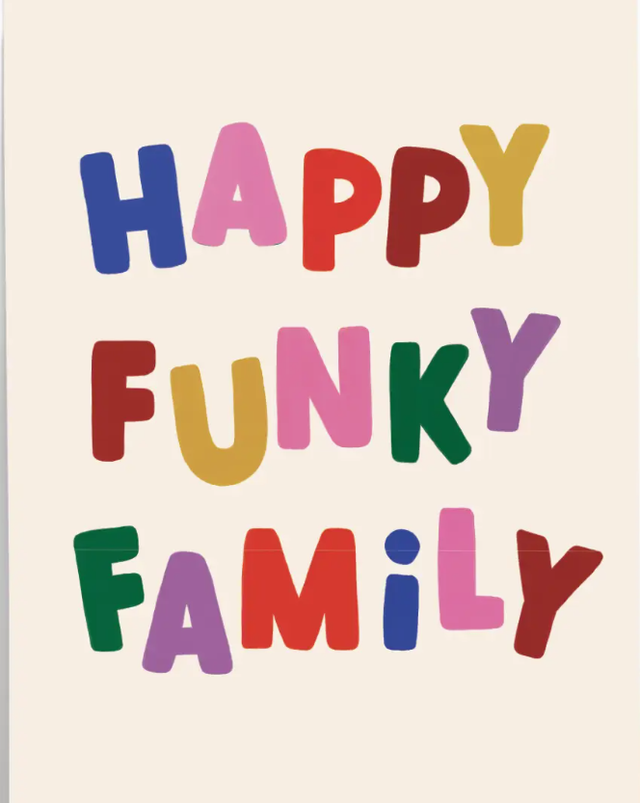 AFFICHE FAMILLE HEUREUSE - 30x40cm