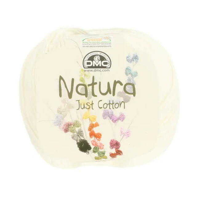 DMC Cotton Natura 100% katoen   50g  2,5-3,5mm