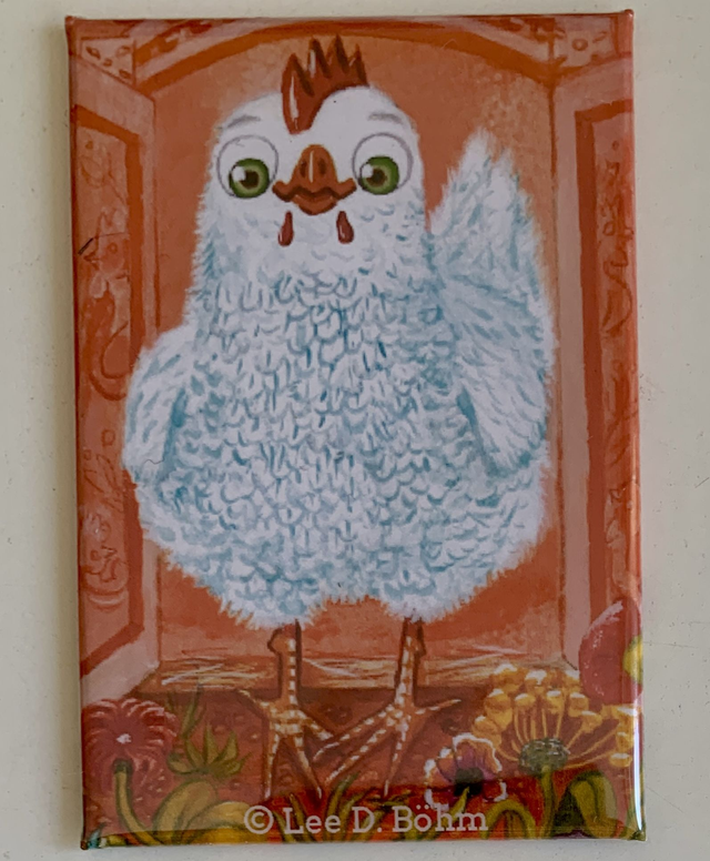 Magnet "Das Huhn Angelika" / Magnet "The Hen Angelica"