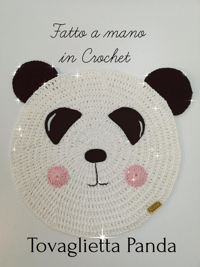 Tovaglietta Panda in Crochet 