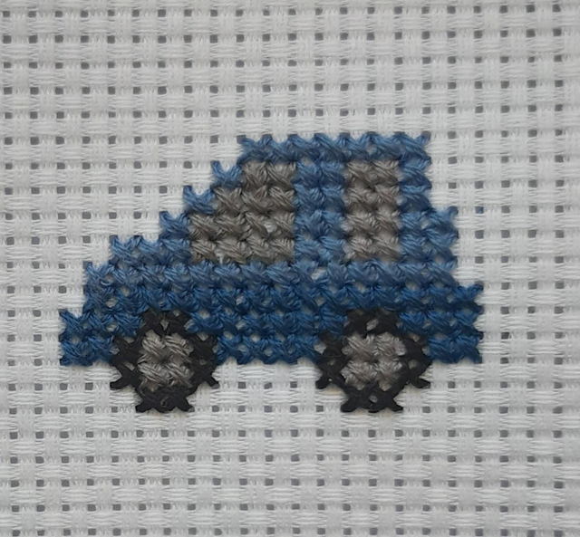 Your first stitch 'car'