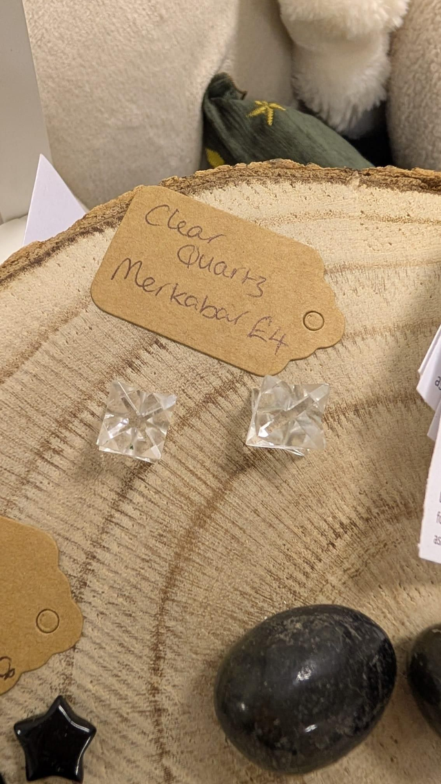 Clear Quartz Merkabar