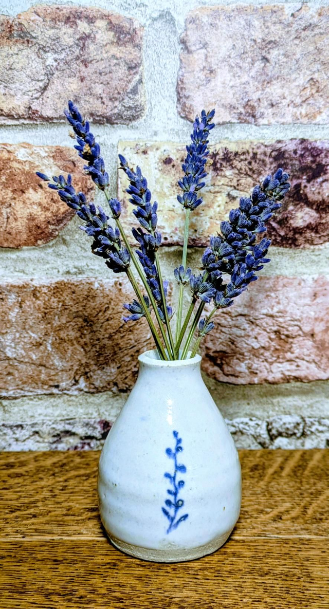 Wildflower Stoneware Bud Vase