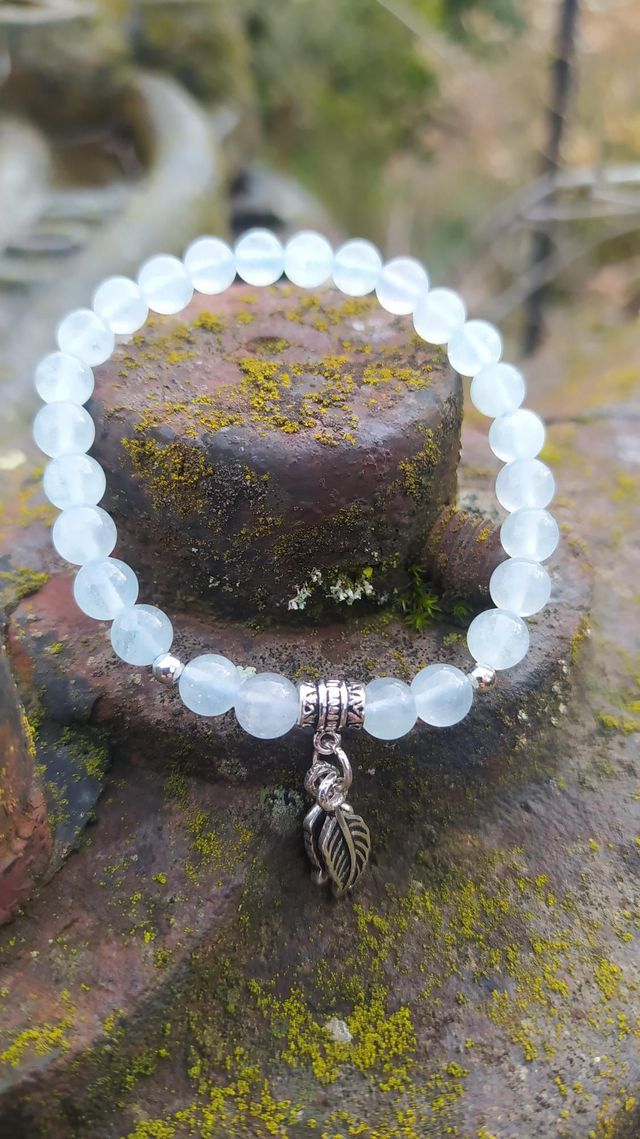 Bracelet Aigue Marine et Argent 0.925