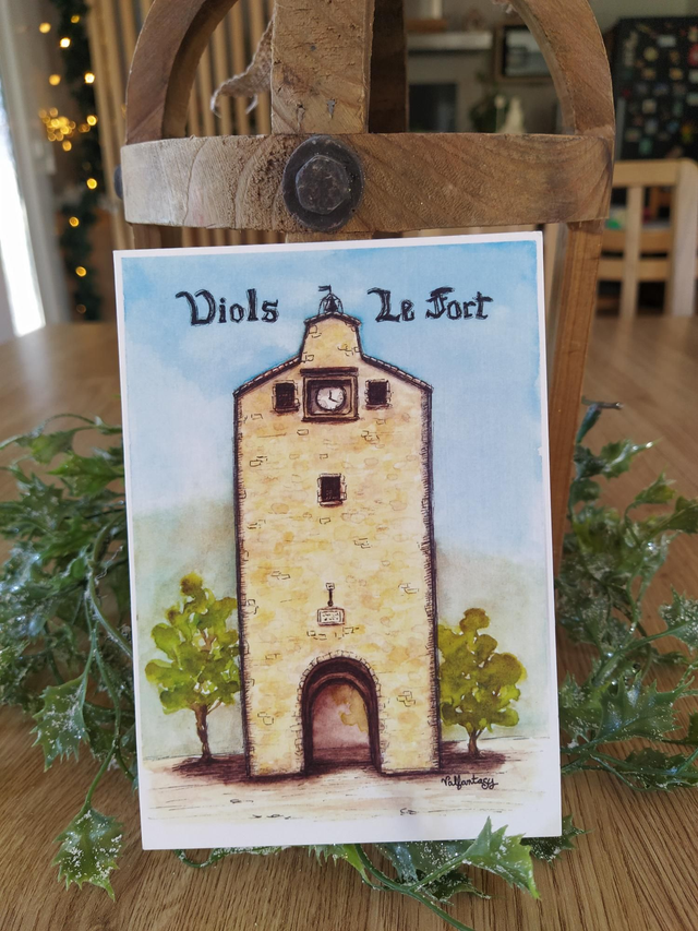 Carte "Viols le Fort", 10 x 15 cm