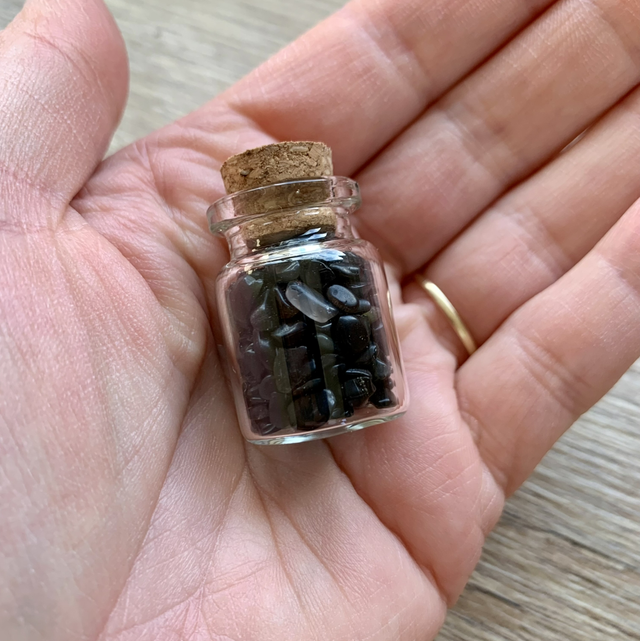 Chips Obsidienne Noire non percées