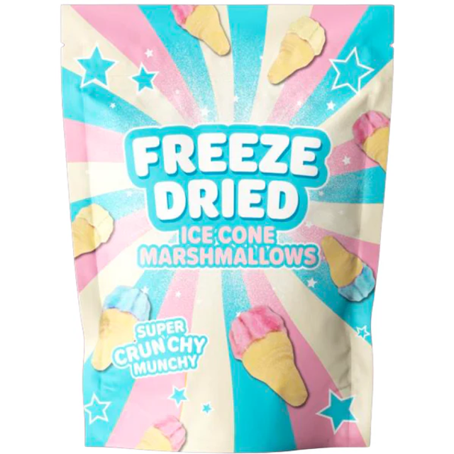 Freeze dried candy Marshmallows ice cone 