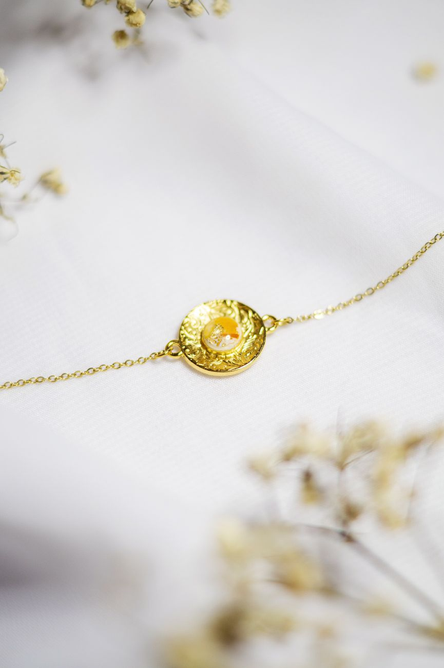 Coloris potimarron - Bracelet Aglaé