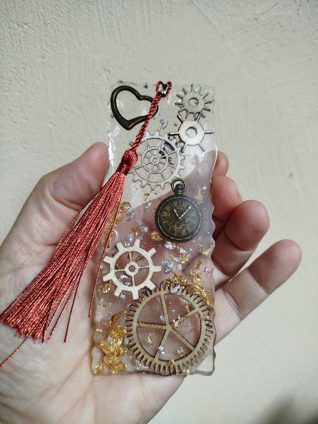 Marque page Steampunk Engrenages 