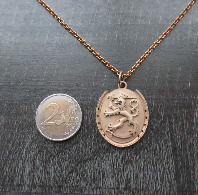 LuckyLion Bronze Amulet 