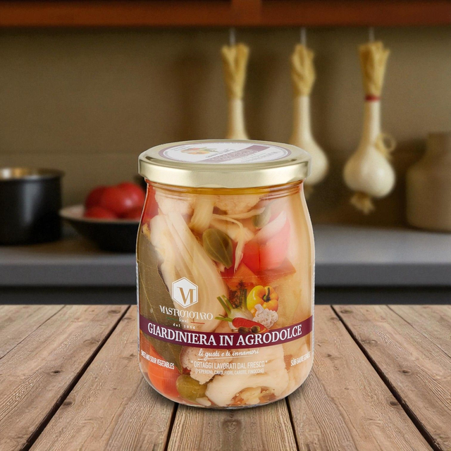 Giardiniera in agrodolce - Mastrototaro Food - 550gr