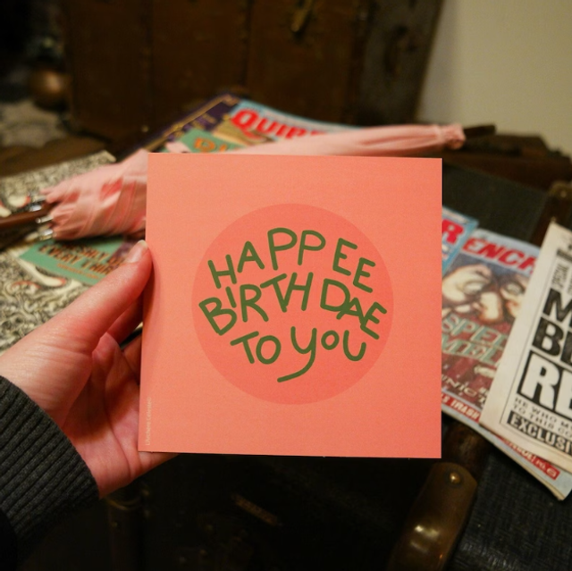 Carte d'anniversaire Happee Birthdae