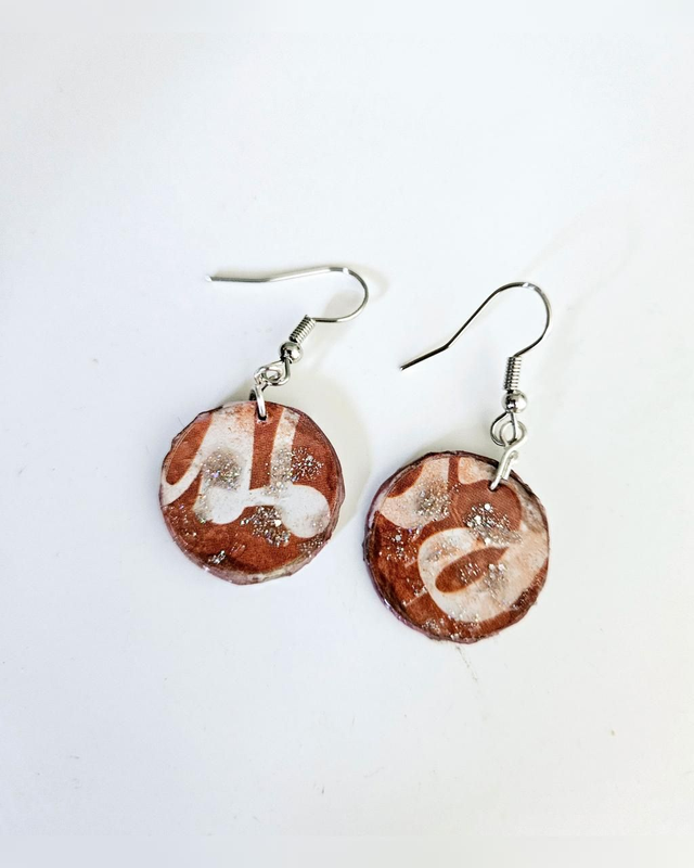 Simply Unique Pattern ECO Handmade Earring