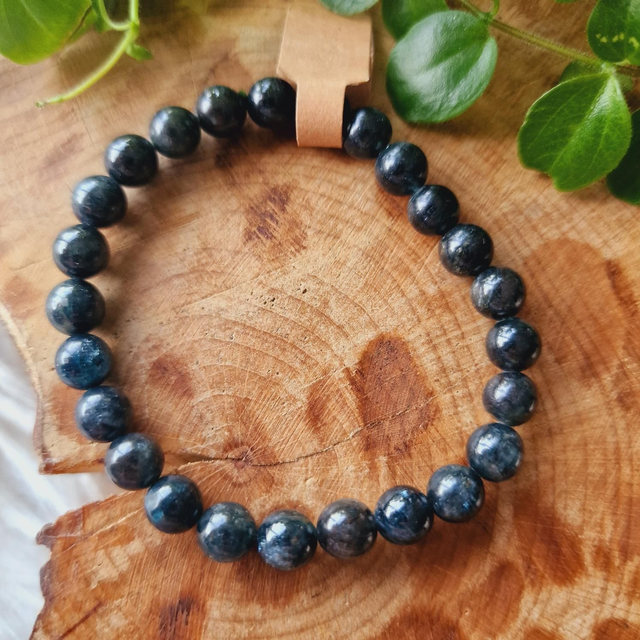 Green Kyanite Beaded Bracelet 