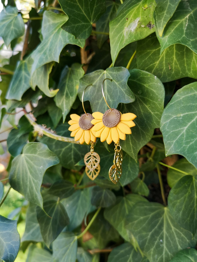 Collection Florale Brise d&#039;Automne - Boucles d&#039;oreilles Daria