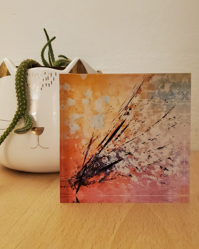 Impression sur verre acrylique - Explosion de vie