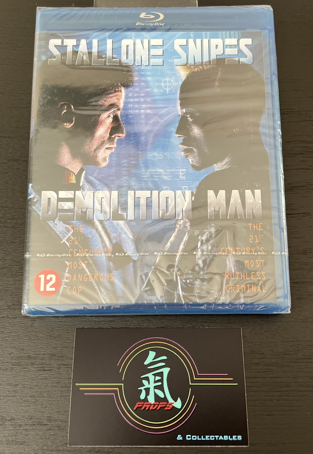 Blu-Ray : Demolition Man * New * 1993 * Sylvester Stallone * Wesley Snipes *