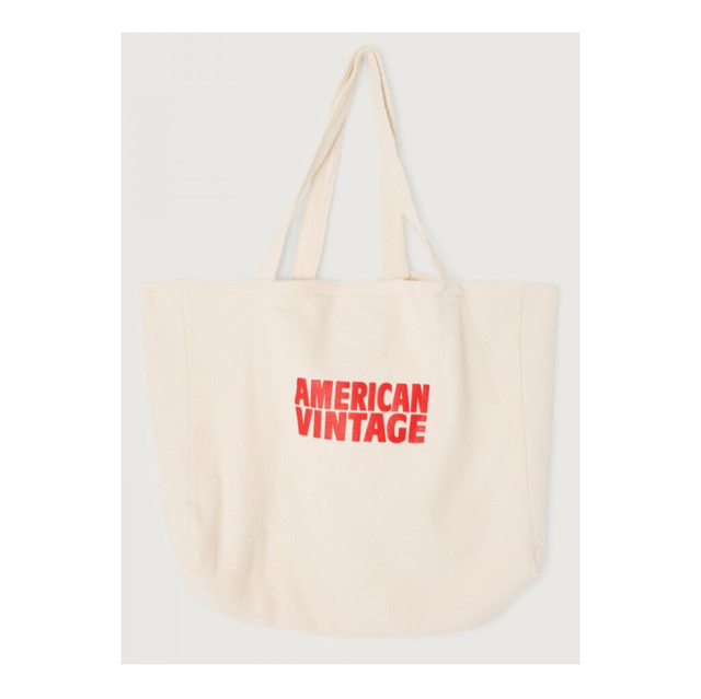 American Vintage Tote Bag Bobypark Ecru