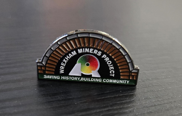 Logo enamel badges.