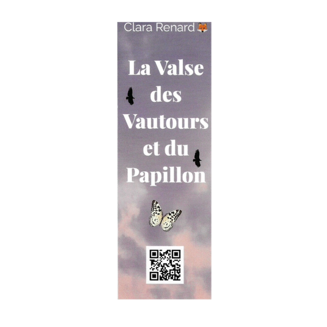 Marque-page &quot;La Valse des Vautours et du Papillon&quot;