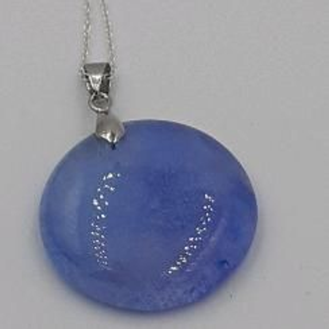 Blue melt pendant (2)