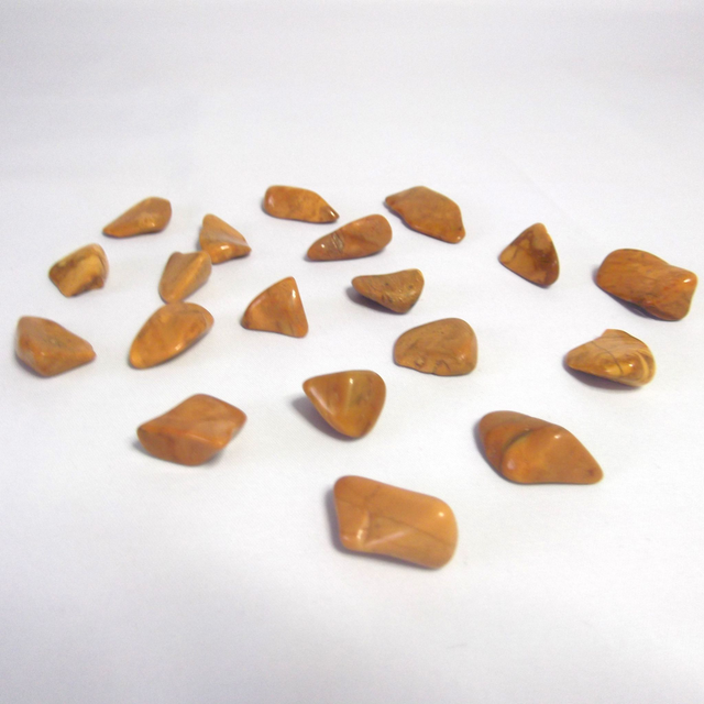 Yellow Jasper tumble stones