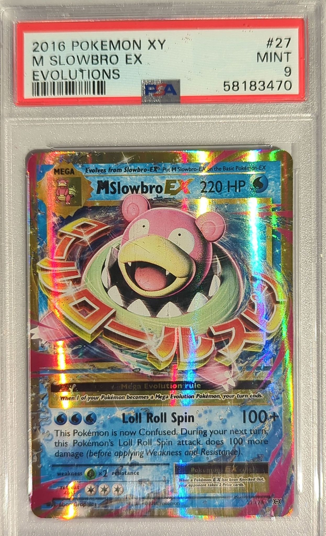 2016 Slowbro Evolutions #27 - PSA 9
