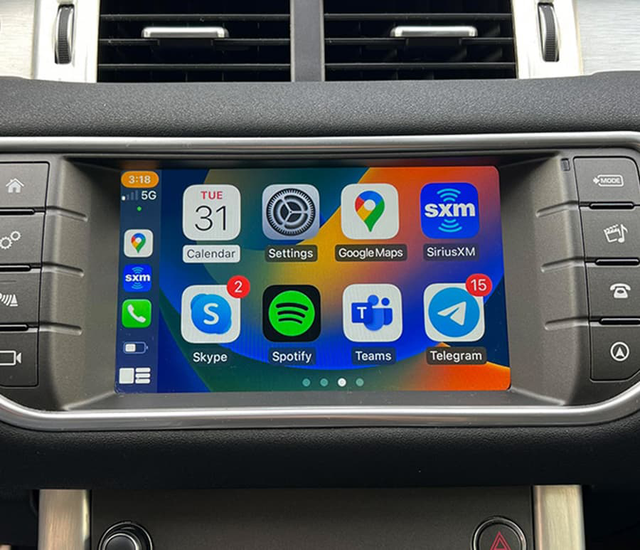 CarPlay & Android Auto Module voor Land Rover / Range Rover (Bosch, Harman & Delphi)