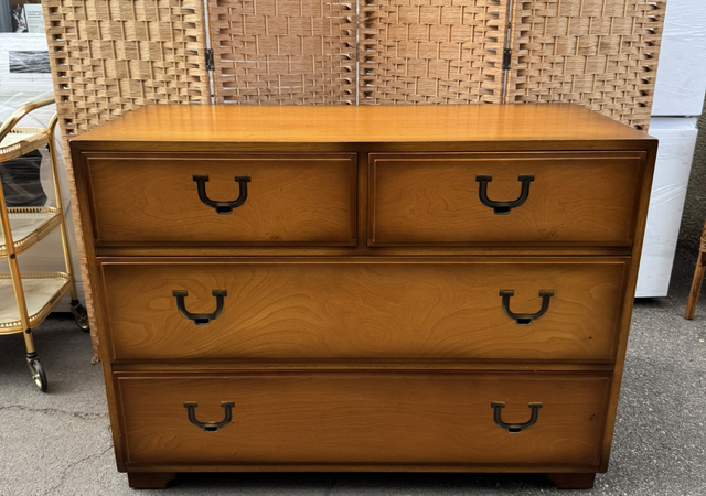 Military Campaign Style Bath Cabinet Makers Chest Of Drawers