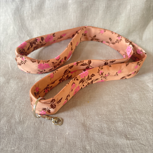 Schlüsselband Seide Unikat