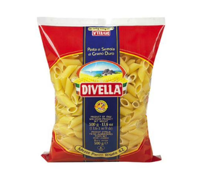 Divella - n.42 Mezze Penne Rigate 500g