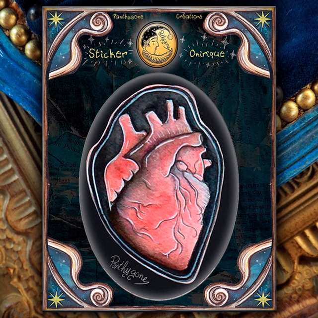 Le cœur anatomique - Sticker
