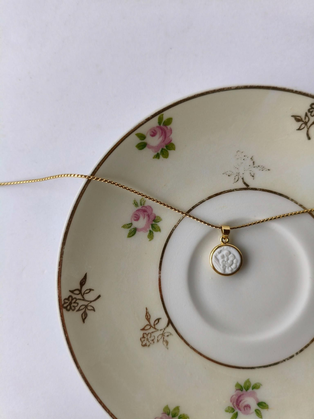 Pendentif - porcelaine allemande - KPM Berllin - no.1