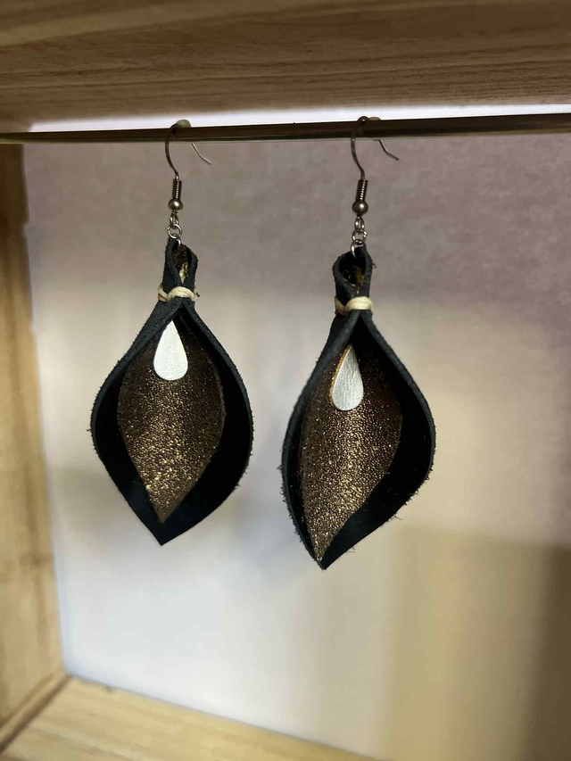 Boucles d'oreilles Spathiphyllum