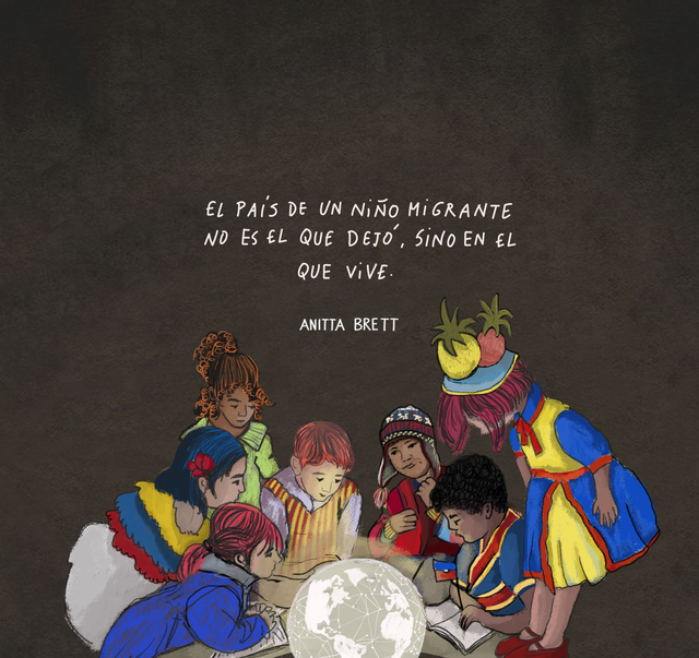 Niños migrantes - País de niños migrantes - Migrantes por Anitta Brett