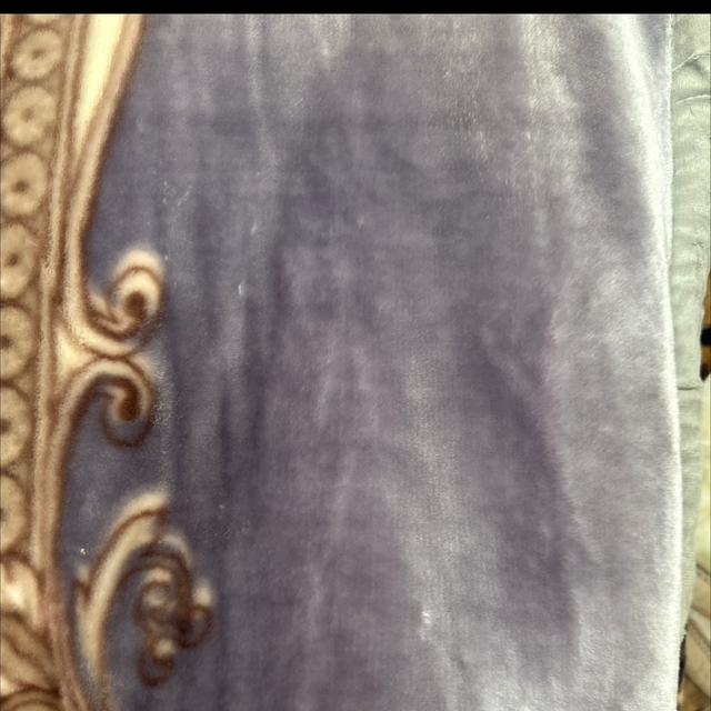 Couvertures polaire DOUBLÉ 4kg 200/240 PRUNE VIOLET 