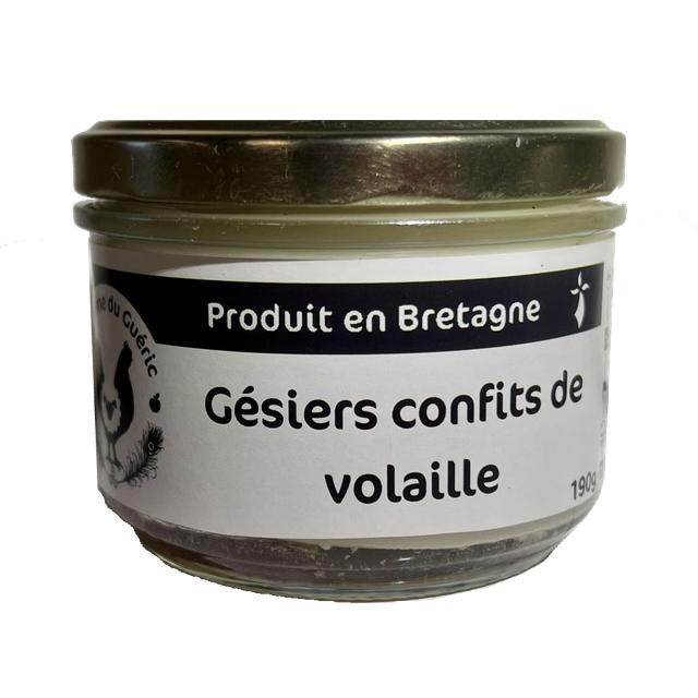 Gésiers confits de volaille
