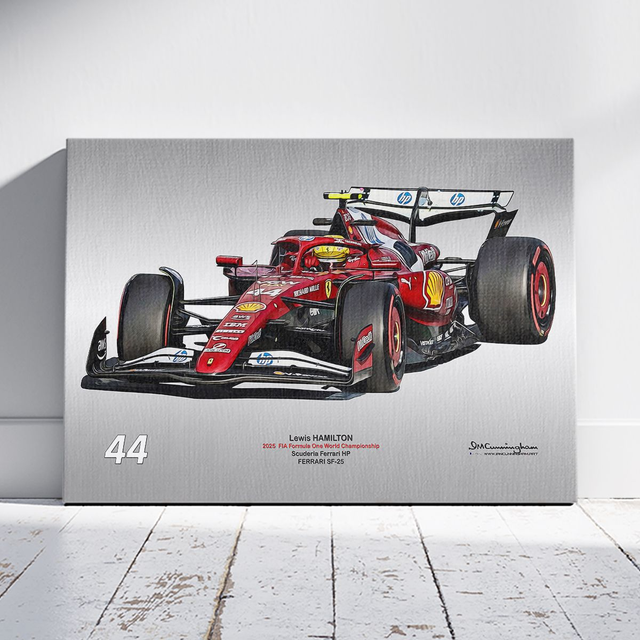 C250504 Ferrari SF-25 Formula 1 2025 Scuderia Ferrari #44 Lewis Hamilton Saudi Grand Prix