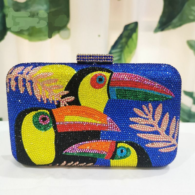 i2-4.1  Sac à main en cristal Toucan